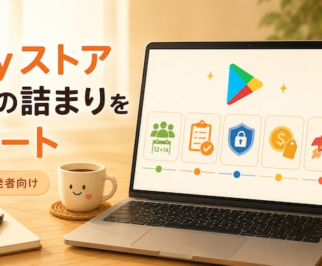 AIで作ったアプリのPlay公開に答えます 2本公開済みの現役個人開発者がテキストで具体的に助言します イメージ1