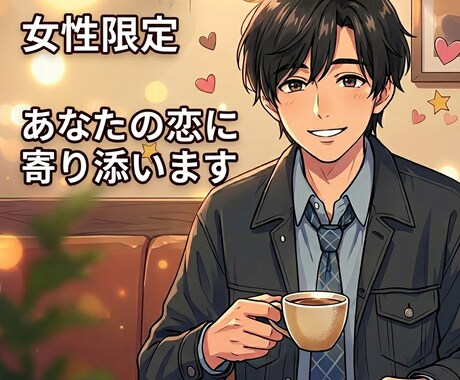 誰かに聞いてほしい その恋に寄り添います 男性目線で、あなたの恋の悩みを受け止めます イメージ1
