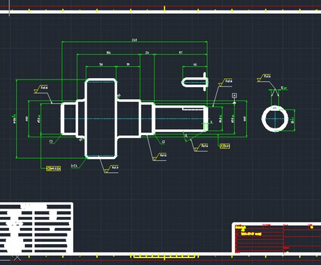 手書き機械設計図面を2次元CAD図面で製図します 手書き図面・ＰＤＦ図面のCAD化／トレース／バラシ イメージ2