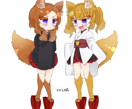 オリジナルキャラクターの立ち絵や設定図を描きます ご自身の創作されたキャラクターをはっきりとさせたい方に。 イメージ1