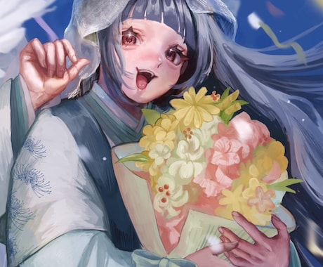 心が動く、世界に一つだけのイラストをお届けします ただの絵じゃない。心に残る“特別”をカタチに。 イメージ1