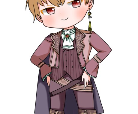 かわいいSDイラストお描きします むにっとしたほっぺのかわいいSDお安く描きます！ イメージ2