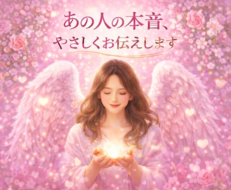 わからないあの人の本音、やさしくお伝えします 潜在意識から想いを読み解き、あなたをあたたかく導く鑑定 イメージ1