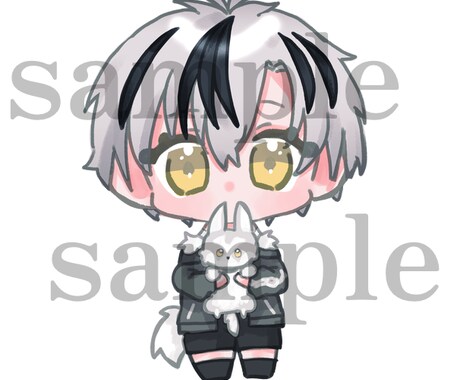 かわいいデフォルメイラストお描きします キレイめ可愛いイラストが得意です‪⸜♡⸝‍‬ イメージ2