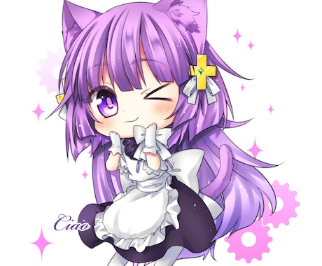 あなたの創作キャラを可愛くデフォルメします 画面に映えるちびキャラが必要な方へ イメージ2