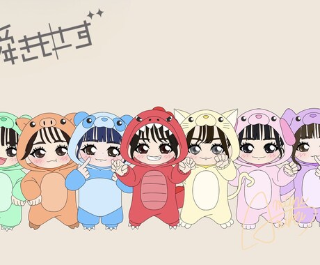 あなたを印象付けるイラストを描きます SNSアイコン・アイドルさんのイベント用似顔絵にオススメ♡ イメージ2