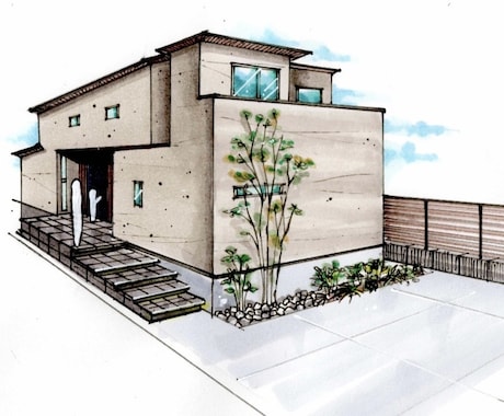 即レス◎現役不動産屋ICが手描きパースを制作します ご要望を的確に汲み取り、広告や空間作りをサポート イメージ2