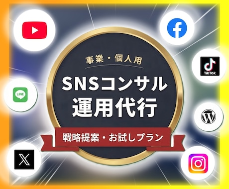 全SNS運用代行コンサルタント承ります イメージ1