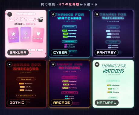VTuber向け配信オーバーレイを作成します Live2D・OBS対応！VTuber活動をもっと豊かに！ イメージ2
