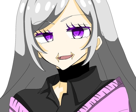 思念体などのイラスト承ります タルパなど思念体のアニメ塗りイラスト イメージ2