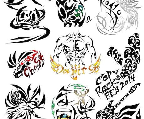 オリジナルトライバルデザインを承ります あなただけのオリジナルトライバルデザインを刻みたい時に イメージ2