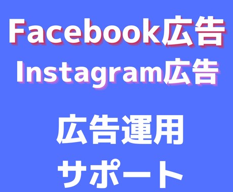 Facebook広告運用のアドバイスします 2億円以上のSNS広告経験者が対応 イメージ1
