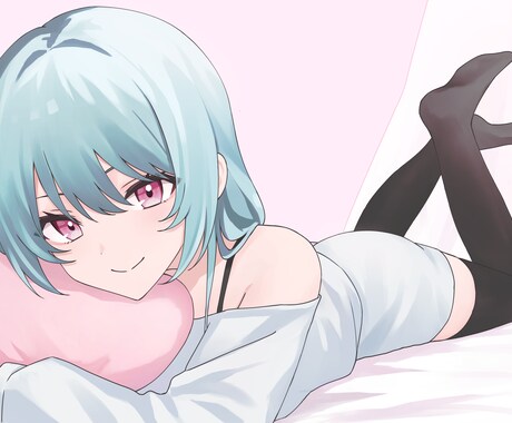 理想の1枚絵お描きします アイコン、配信イラスト、歌ってみたなど イメージ2