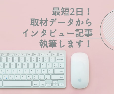 最短2日〜 文字起こしから記事執筆までします 300本以上のインタビュー記事を執筆してきたプロライター イメージ1