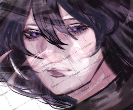 リアル系絵柄のバストアップアイコン描きます 多様な絵柄から選択可能！あなたの希望に沿った絵柄で納品します イメージ2
