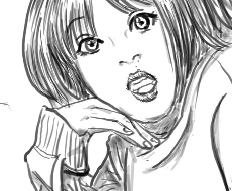 シンプルな似顔絵描きます リアル過ぎないシンプルな似顔絵を描きます。 イメージ2