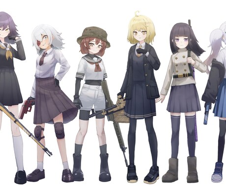 理想のイラストを制作します ゲームや動画の1枚絵、立ち絵、アイコンなどを制作します！ イメージ2