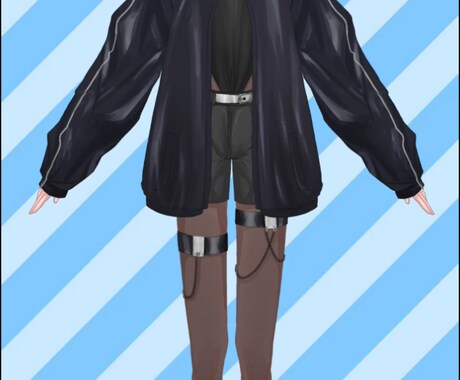 活動用立ち絵描きます 配信や歌い手活動で使用する立ち絵を制作いたします！ イメージ2