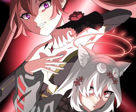 カテゴリ最安値！アニメ塗りでイラスト描きます 初めての依頼でも安心！丁寧に描きます イメージ1