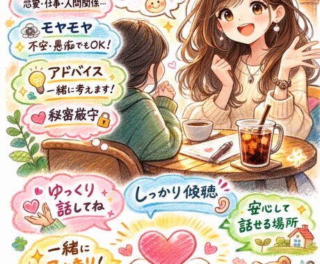 お話なんでも聞きます 20歳のななかと申します⟡.*若い目線からご相談乗ります！ イメージ1