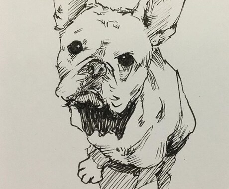 ペットの絵を描きます 玄関やトイレ、ちょっとした贈り物に。ペットの画像を描きます。 イメージ1