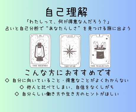 あなたの強みと才能を占います 自分のこと、もっとやさしく見つめたくなる占いです イメージ1