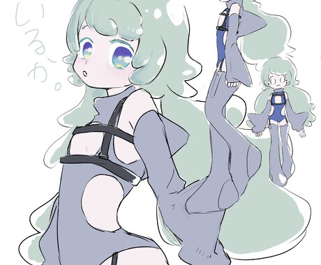 オリジナルキャラクターのデザインいたします かわいくて特徴的なキャラデザならおまかせください。 イメージ2