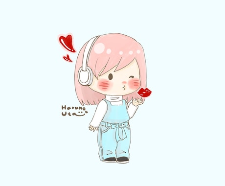 ゆるくて可愛いイラスト描きます SNSで使えるイラストアイコン描きます。 イメージ1