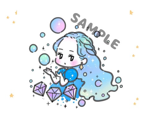 ポップでキュートなあなただけのアイコン描きます 個性的で誰とも被りません！お題をいただければお任せもOK！ イメージ2