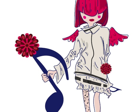 あなたをPOPなキャラに仕上げます 他とは違う個性的な似顔絵を表現します。 イメージ2