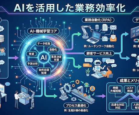 AIで業務効率化！あなたの仕事を劇的に楽にします ChatGPT/Geminiを活用して仕事をサポートします イメージ1