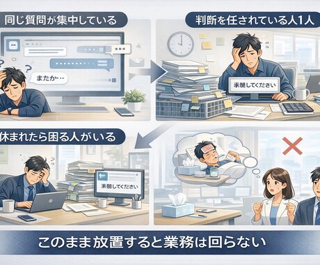 法人向け 社内AI活用を業務レベルから設計します 社内で同じ質問が何度も飛び交っていませんか？ イメージ2