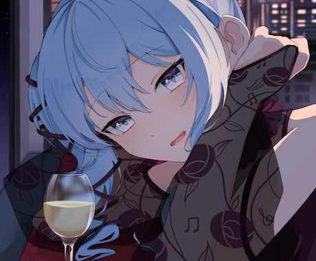 残り2枠！アニメ塗り女の子イラストを制作いたします 表情豊かな女の子イラストはお任せ下さい！ イメージ2