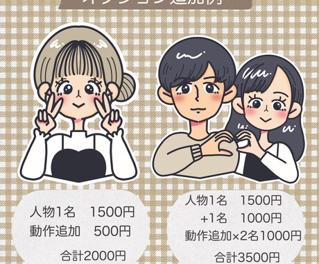 ゆるくて可愛い似顔絵作成します アイコンやプレゼントなどにも！ イメージ2