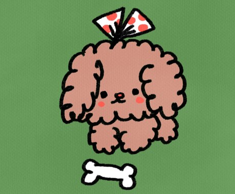 ゆるくて可愛い似顔絵やアイコンをお描きします 人物・動物・キャラなど何でもOK！手書きで可愛く仕上げます イメージ1