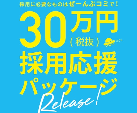 30万円で採用特設サイトつくります 採用サイト、パンフレット、ライティング、すべてコミ！ イメージ1