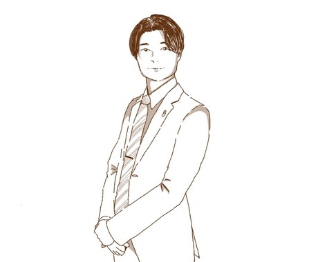 線画イラスト【ビジネスシーン◎】を作ります LINEのアイコンや名刺のワンポイントにご活用頂いてます！ イメージ2