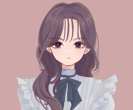 可愛い女の子のアイコン描きます SNSアイコン、サムネイル用絵等に！可愛い女の子描きます！ イメージ2