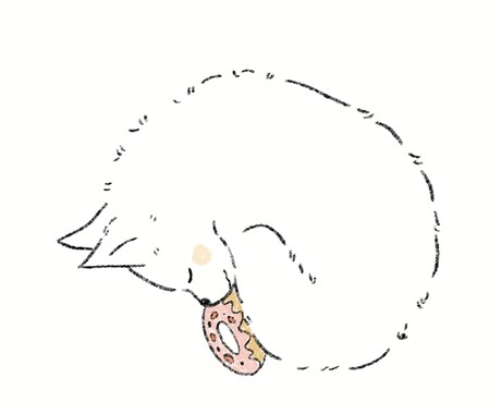 可愛いシンプルなイラストをかきます 鉛筆タッチの柔らかいイラストを作成させていただきます イメージ2
