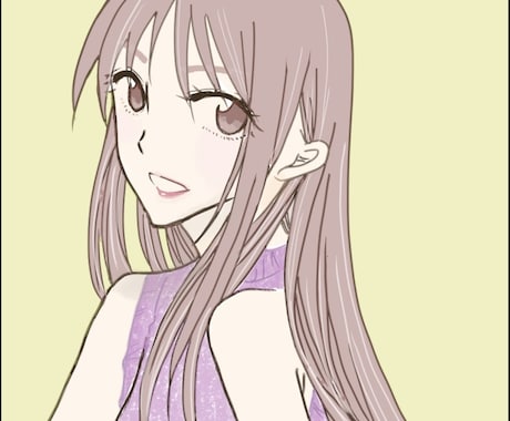 SNSで使える華やかで可愛いアイコンを描きます イメージ1