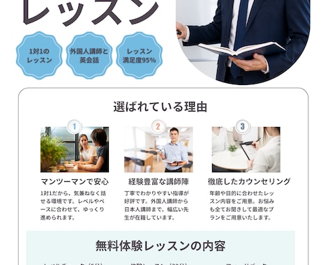 見やすく伝わるバナー・チラシ作りますます ターゲットに響くCanvaデザイン制作 イメージ2