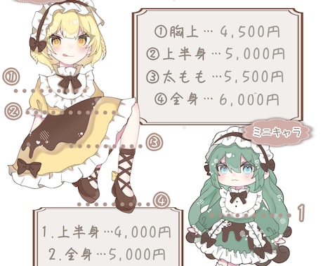 可愛い素敵なイラストをお描きいたします 1枚絵、アイコンなどをお描きいたします！ イメージ2