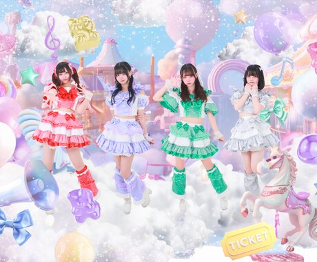かわいいアイドルアー写作成いたします かわいいアーティスト写真を安価で作成したい方へ イメージ1