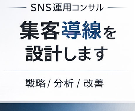 SNS運用戦略コンサルします 集客・売上につながるSNS運用を設計します！ イメージ1