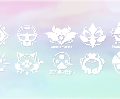 シンボルロゴ制作します かわいい〜クールまで世界観に合ったデザイン イメージ2