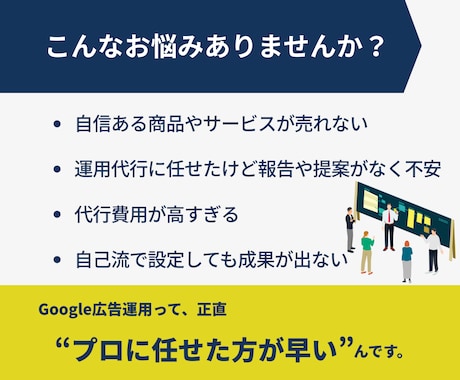 認定資格持ちのプロがGoogle広告運用代行します 相談無料_初期設定＋週次報告＋1か月間運用代行込みで丸投げ可 イメージ2