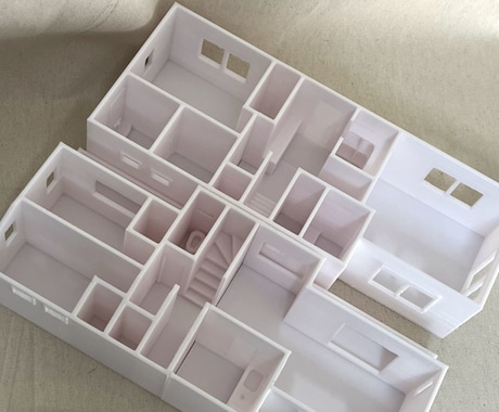 3Dプリンターで建築模型を作ります ご自宅や店舗を3Dプリンターで立体模型にしませんか？ イメージ2