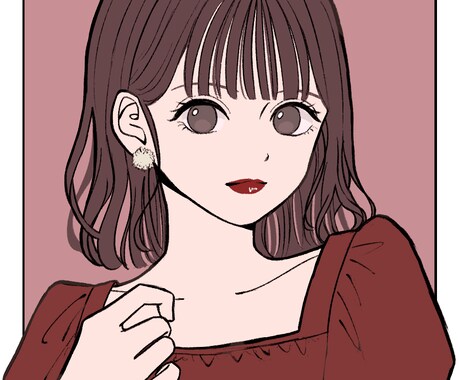 シンプルで可愛いアイコンを作成します あなただけのおしゃれなアイコンをお届けします！ イメージ2