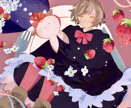 Twitterやインスタのアイコン描きます 可愛くて優しいイラストでアイコンを彩りませんか？ イメージ1
