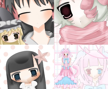 萌え絵描きます ギャルゲ風・平成風の萌え絵をお描きします♩夢絵・コテ同大歓迎 イメージ2